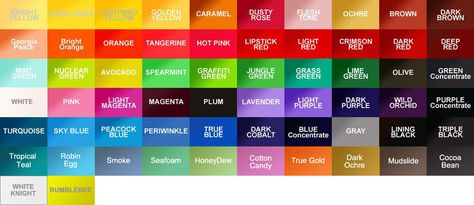 10 Tattoo Ink Color Chart Ideas 