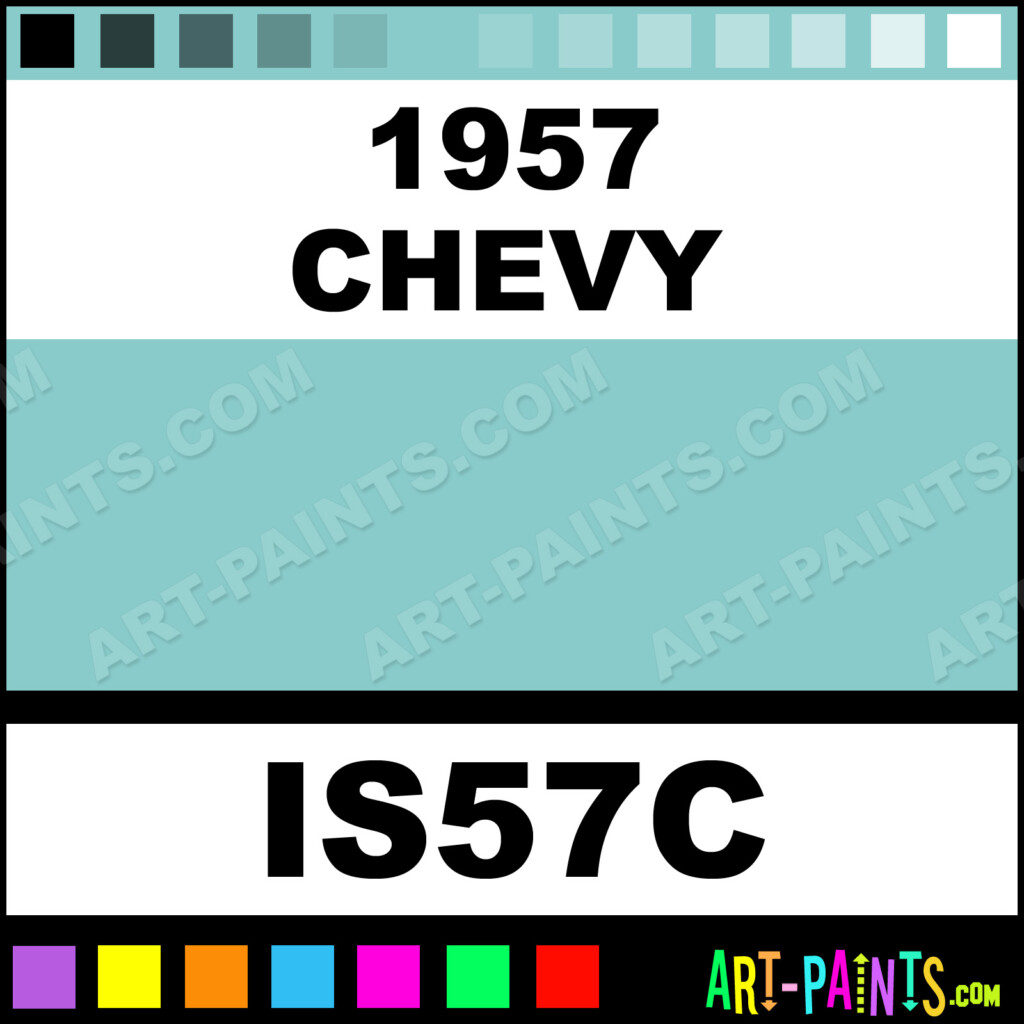 1957 Chevy Color Chart Ponasa