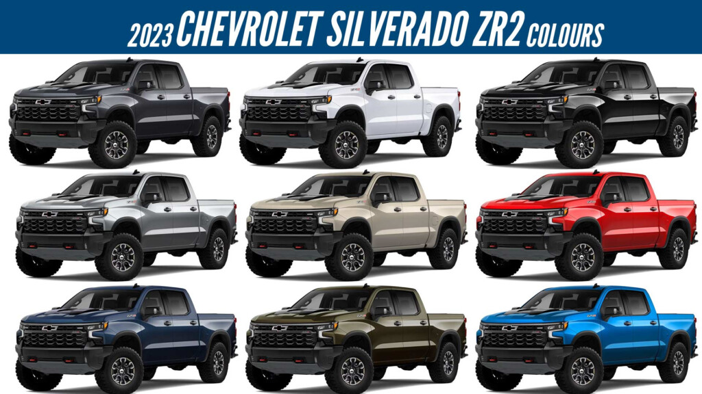 2024 Chevy Silverado Colors Chart Oona Torrie