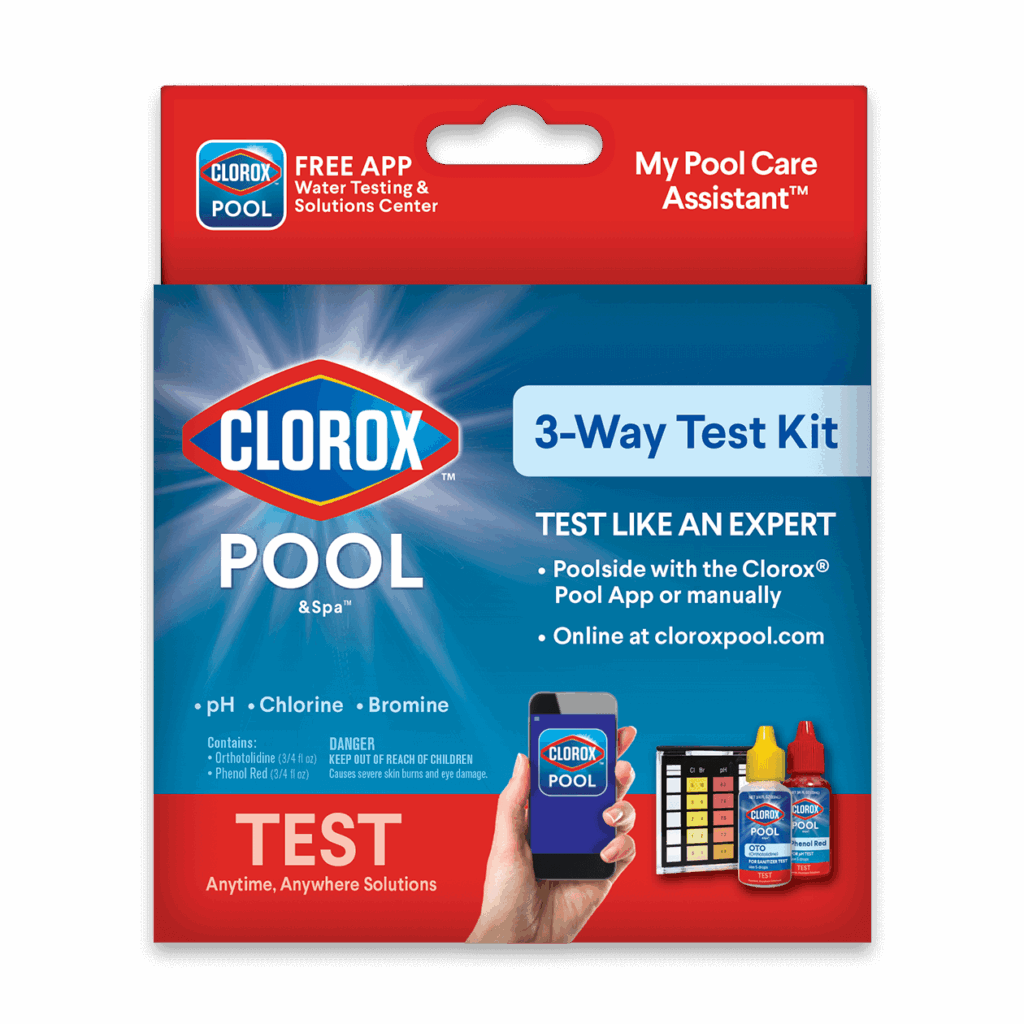 3 Way Test Kit Test Strips Kits Clorox Pool Spa 