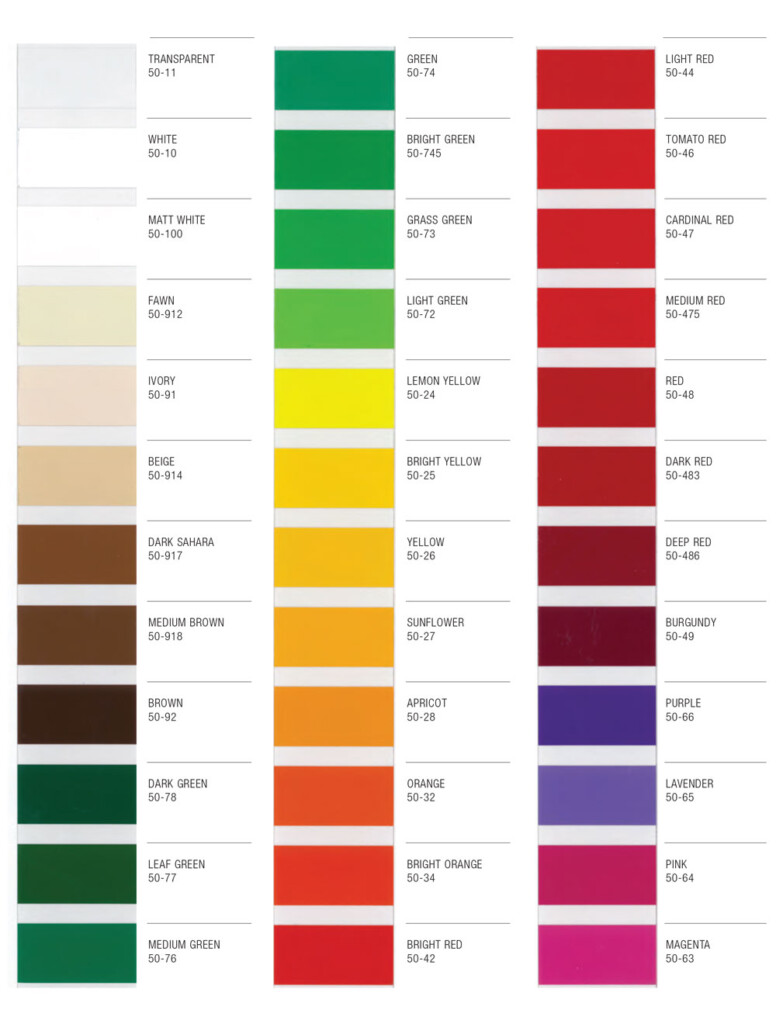 3m Int Color Chart Sign Anatomy