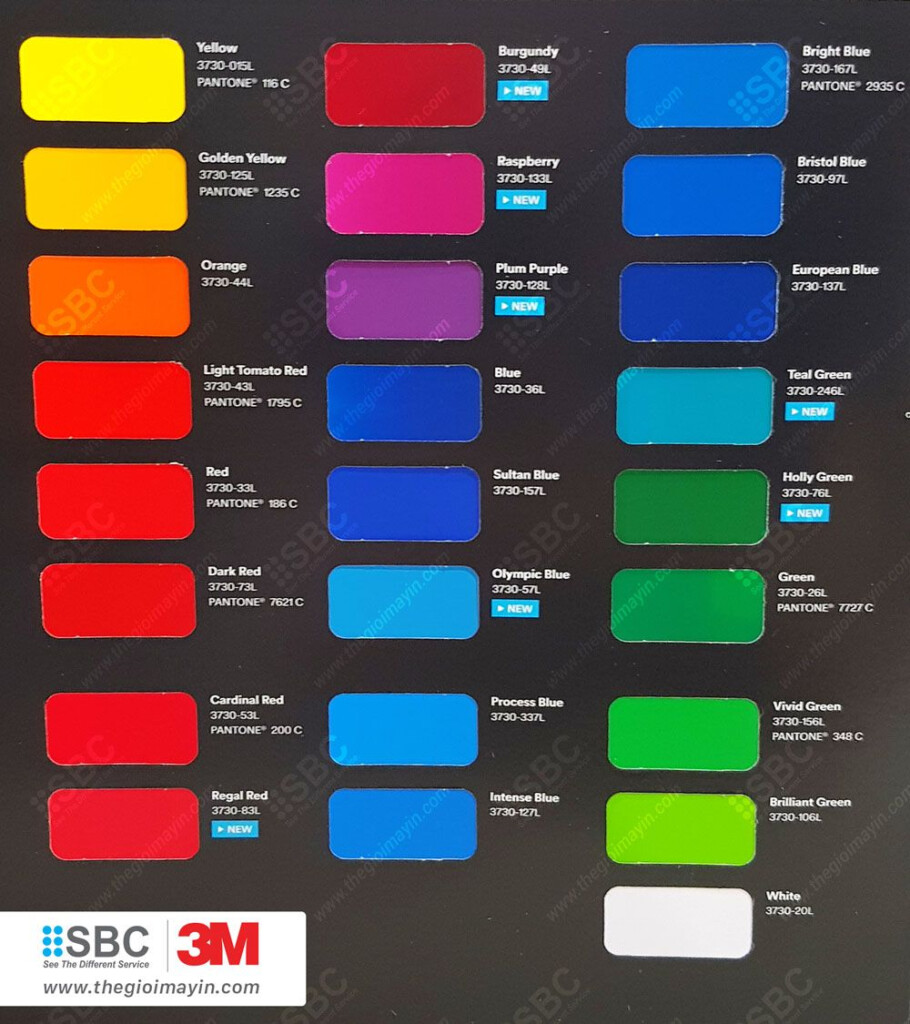 3m Vinyl Color Chart Pdf Vrogue co