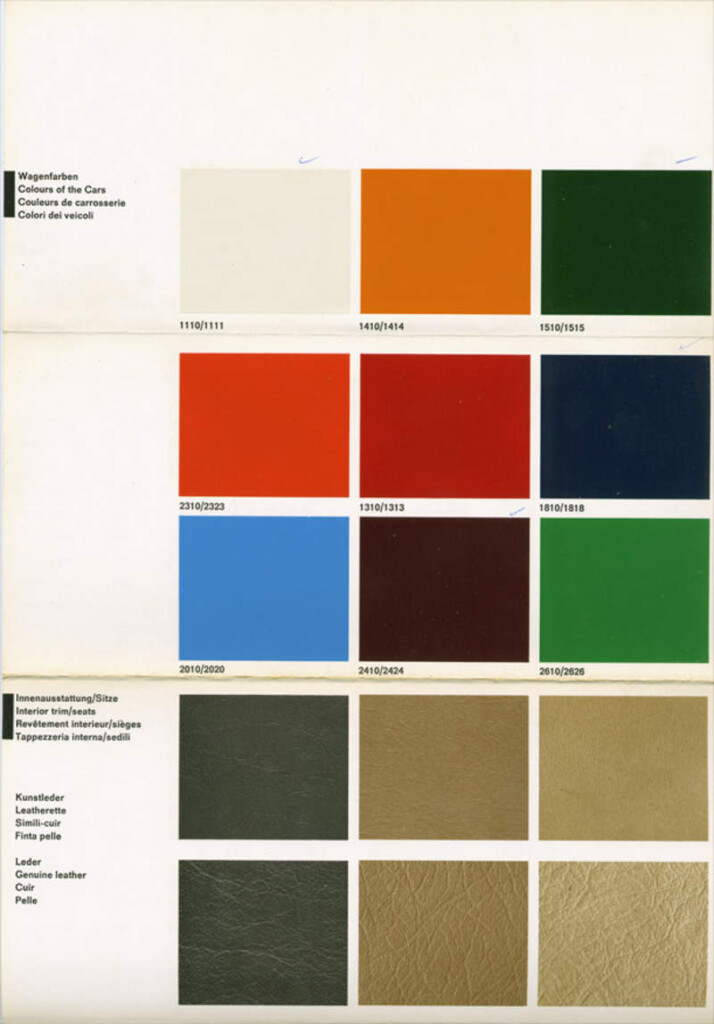 70 Color Chart Pelican Parts Forums