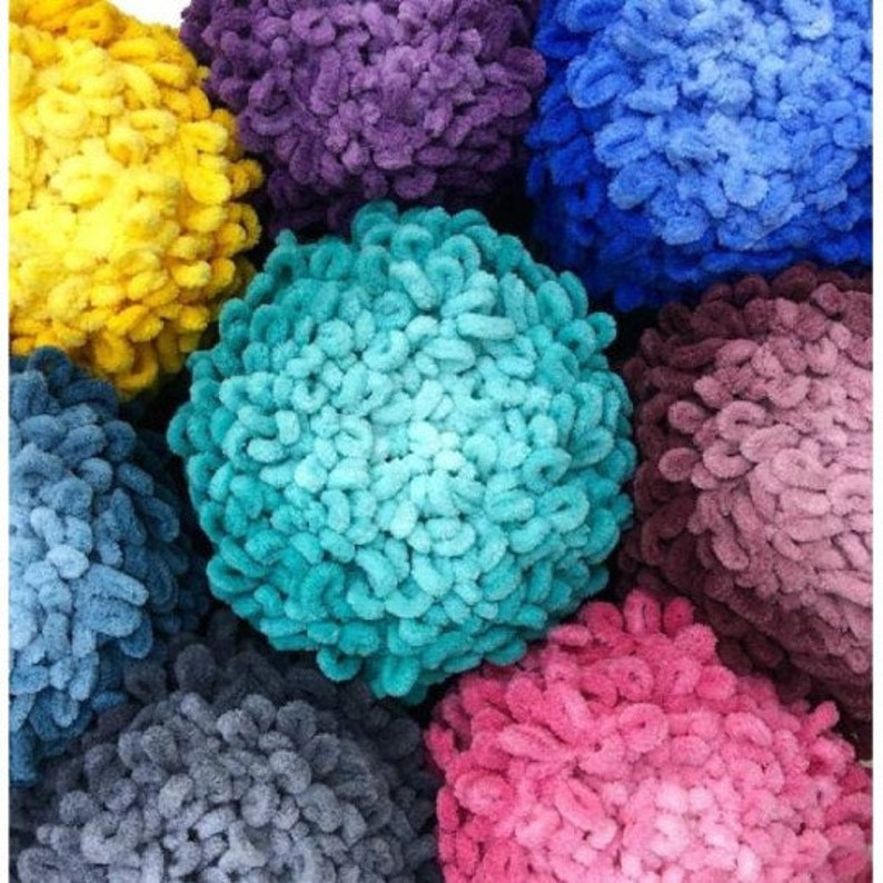ALIZE PUFFY Fine Ombre Color LOOPY Yarn Novelty Baby Yarn Etsy
