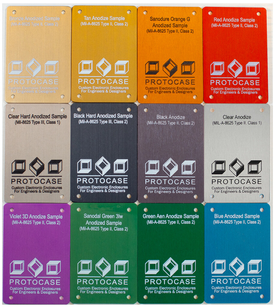 Anodizing Color Chart