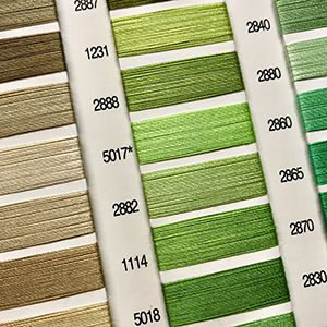 Aurifil Thread Color Chart Keski