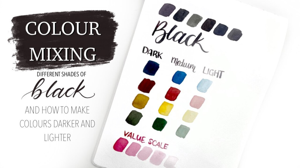 Black Light Color Chart Logospok