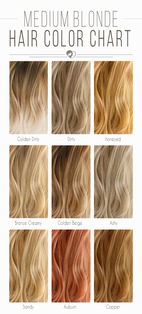 Blonde Hair Color Chart To Find The Right Shade For You LoveHairStyles