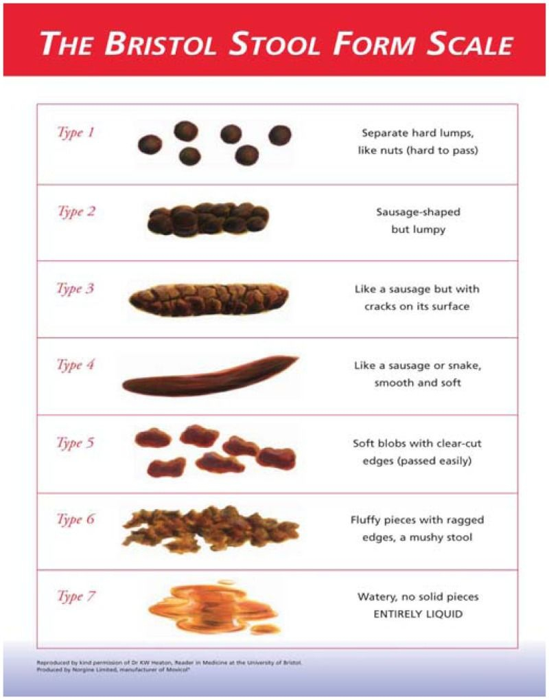 Bowel Color Chart