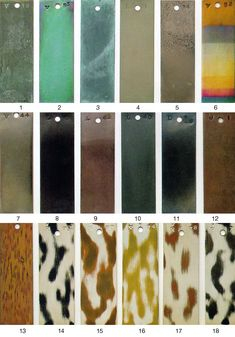 Bronze Patina Color Chart Flexneo