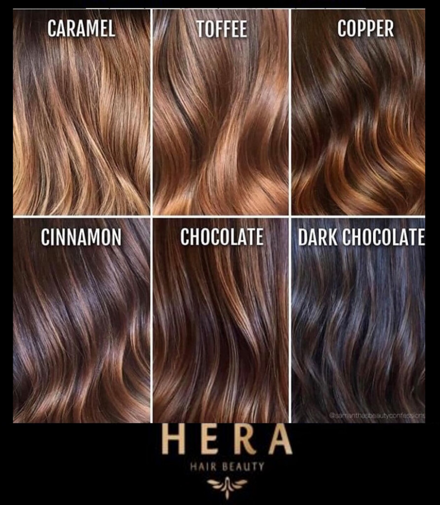 Caramel Hair Color Chart My XXX Hot Girl