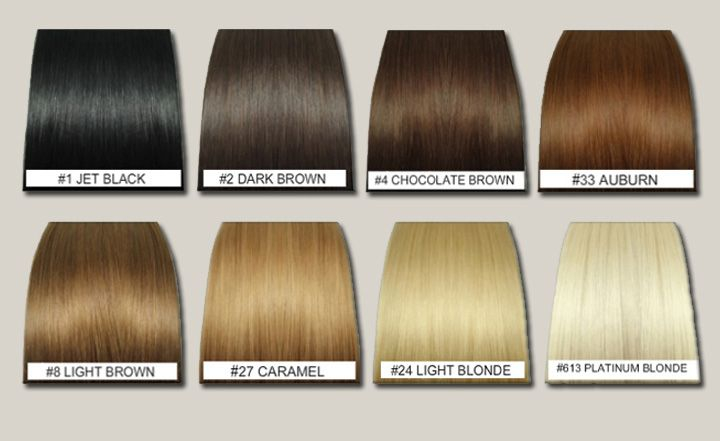 Caramel Hair Color Chart