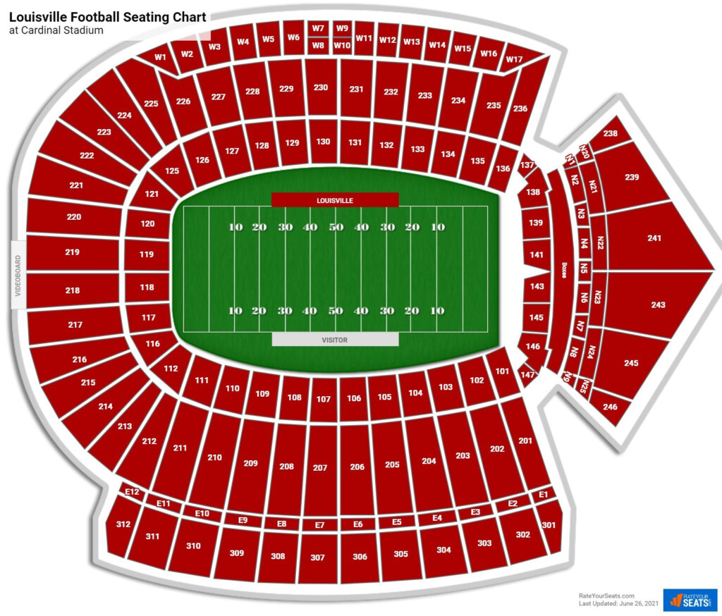 Cardinal Football Stadium Seating Chart Stadium Seating Chart