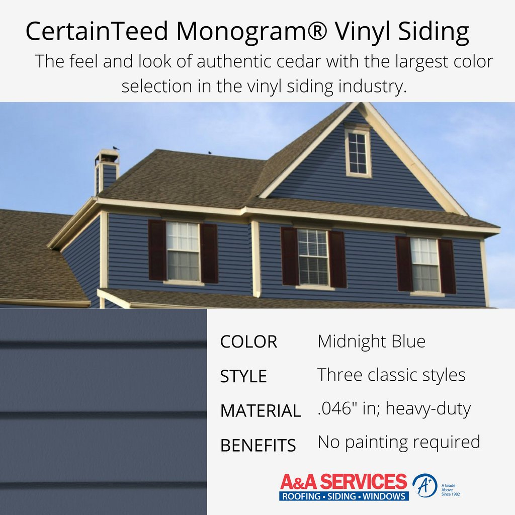 Certainteed Vinyl Siding Color Chart Certainteed Monogram 53 OFF