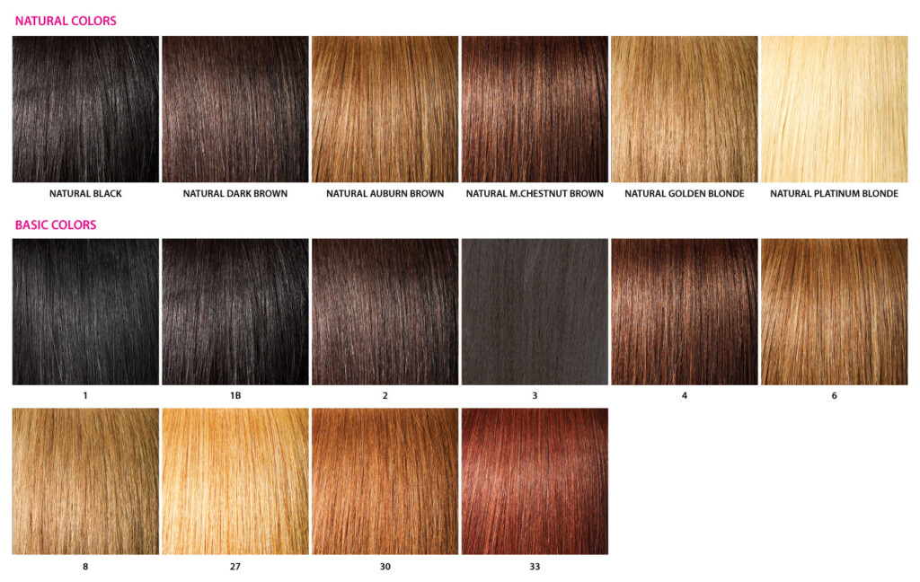 Chi Hair Dye Color Chart Coloring Pages