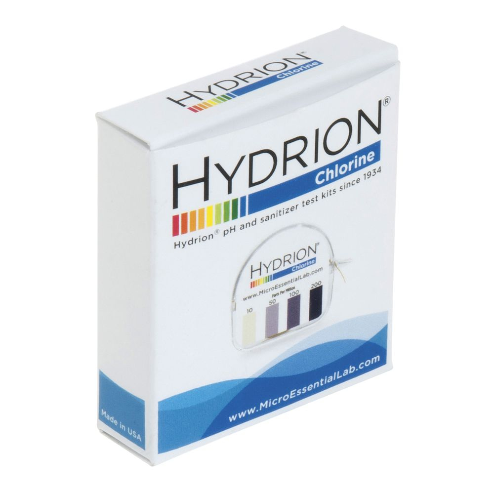 Chlorine Test Colour Chart