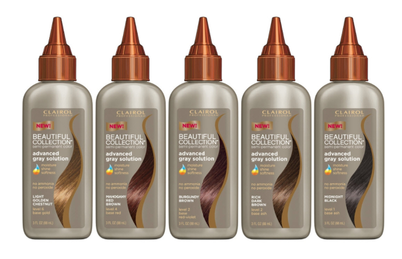 Clairol Beautiful Collection Advanced Gray Solution Semi Permanent Hair 
