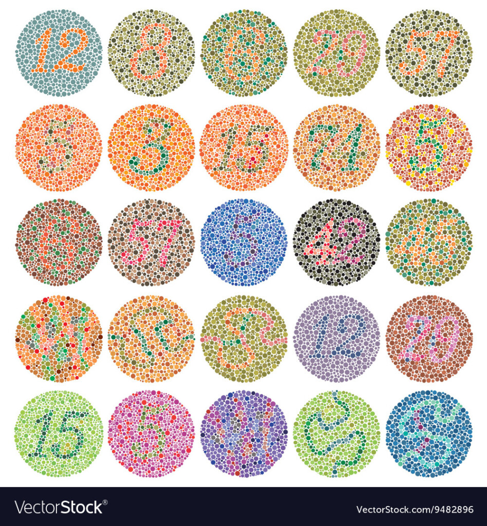 Color Blindness Test Coloring