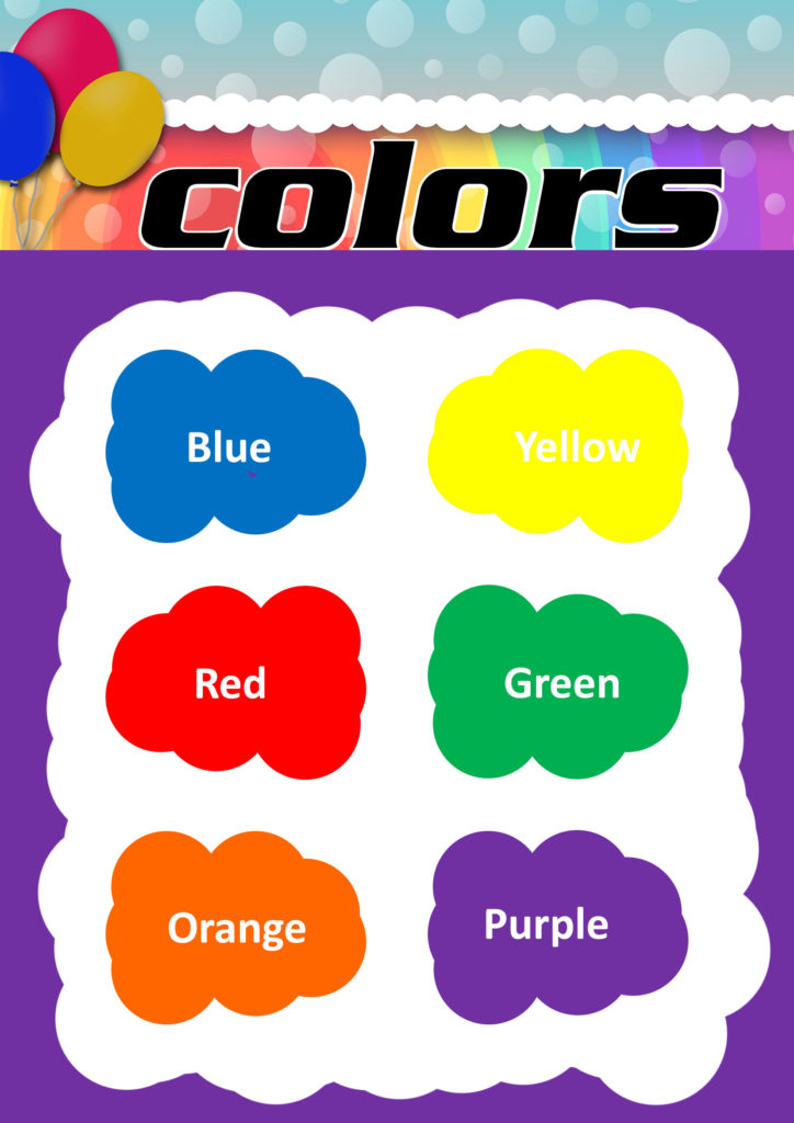 Color Chart For Kindergarten Your Home Teacher