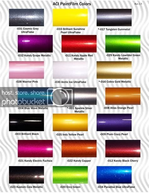 Color Chart Maaco Paint Colors 2020 Maaco Paint Colors 2020 Mirror 