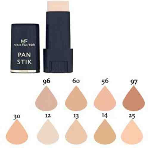 Color Chart Maxfactor Pan Stick Christianvfe