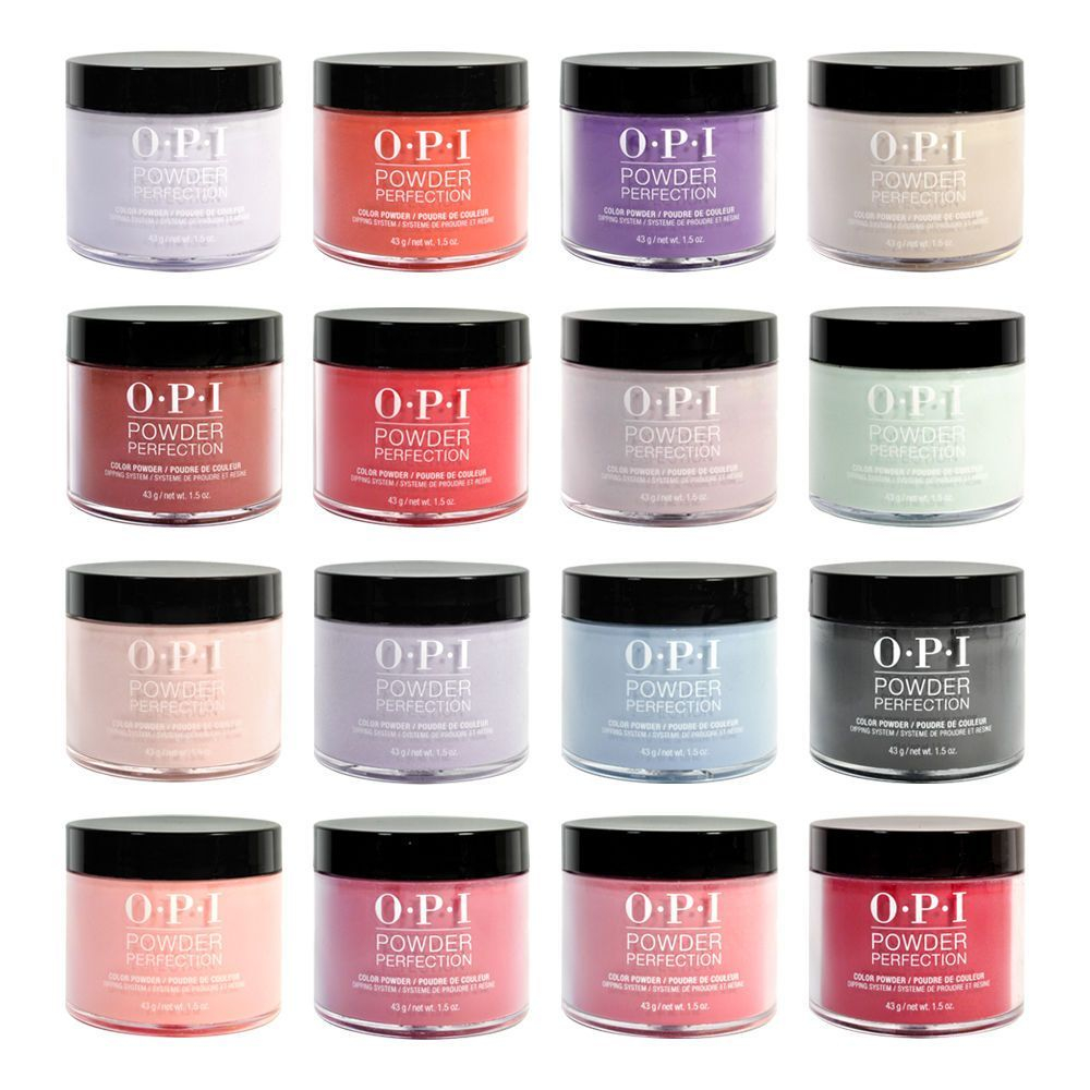 Color Chart Opi Dip Powder Swatches