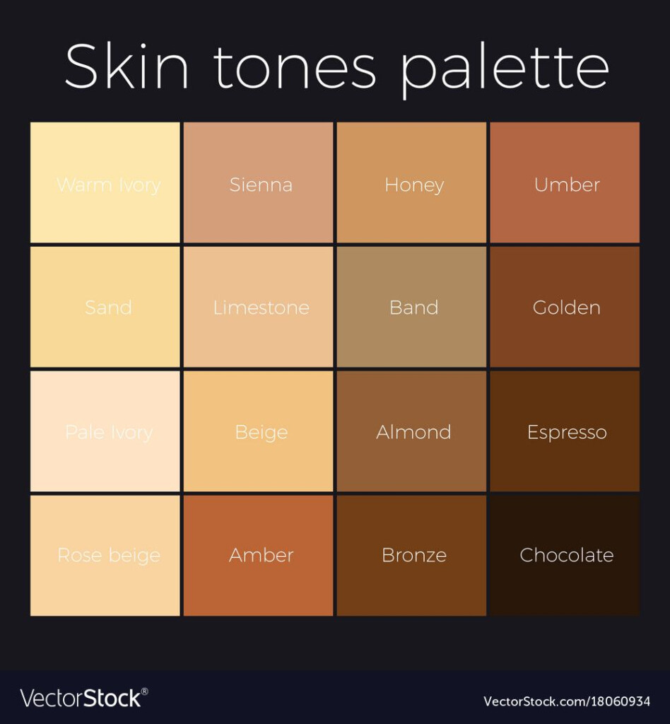 Color Chart Skin Tone Finest Ultimate Prime Chart Templates For Excel 