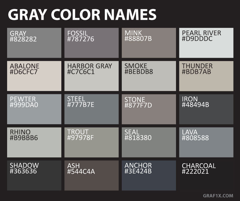 Color Chart With Names Of Colors The Best Hair Color Chart With All 