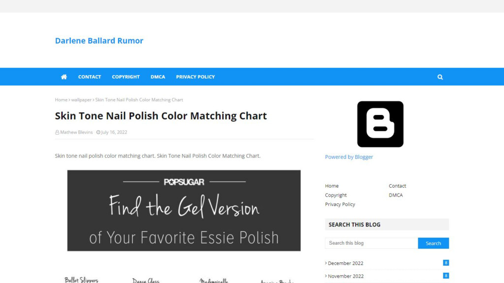 Color Wheel Skin Tone Nail Polish Color Matching Chart Beauty Tips