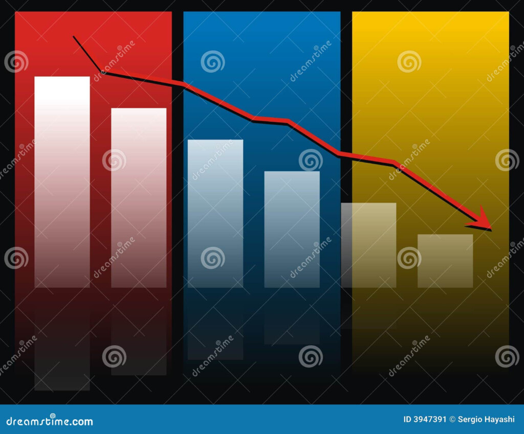 Colorful Bar Chart Royalty Free Stock Photo CartoonDealer 3947391