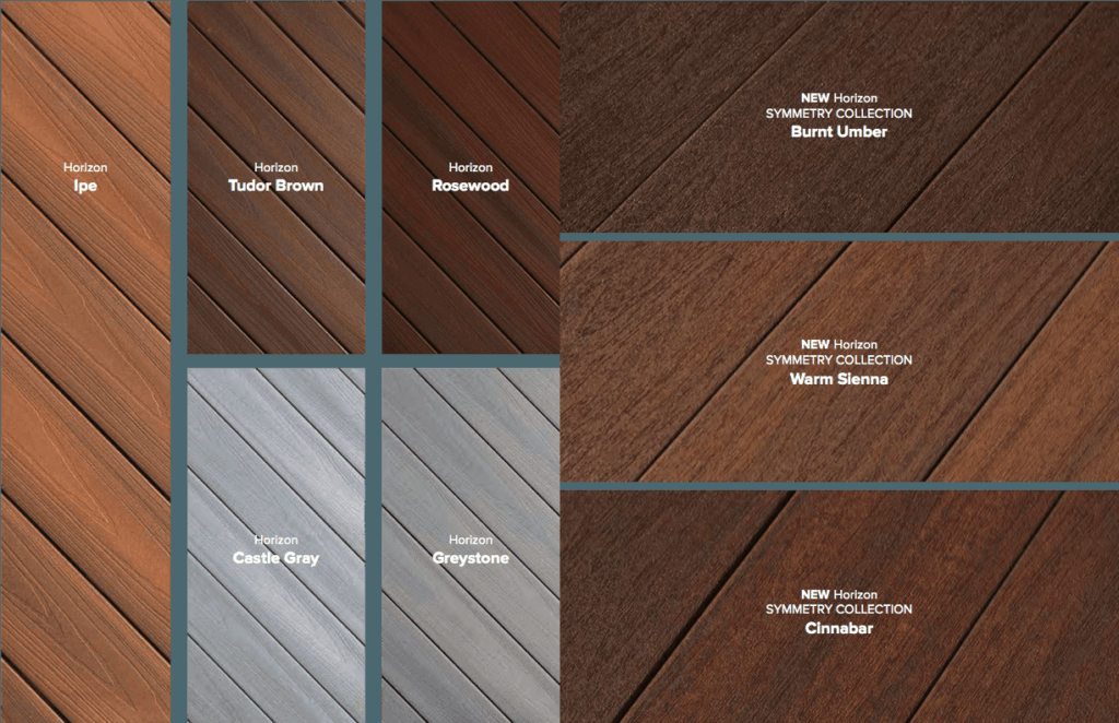 Composite Decking Color Chart Fiberon Sanctuary Composite Decking Board