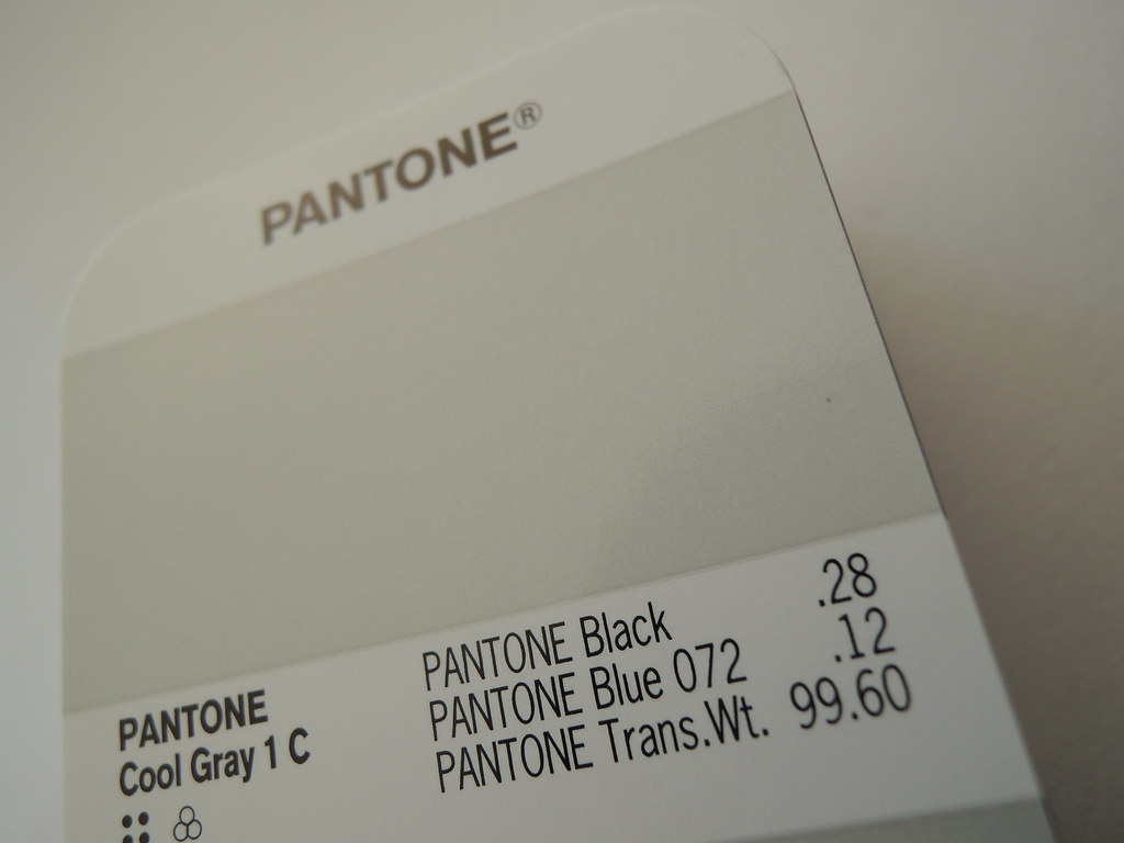 Cool Gray Pantone Color Chart