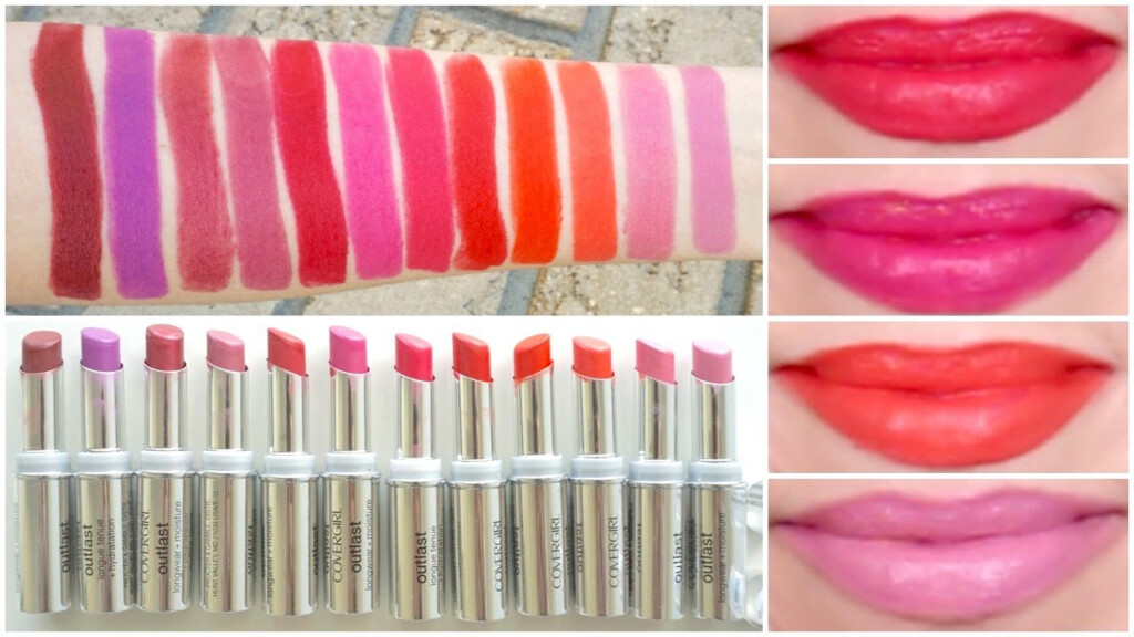 Covergirl Outlast Lipstick Color Chart A Visual Reference Of Charts 