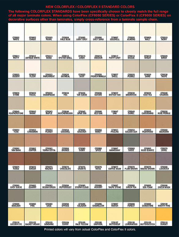 Dap Colored Caulk Color Chart Dap Caulking Color Chart