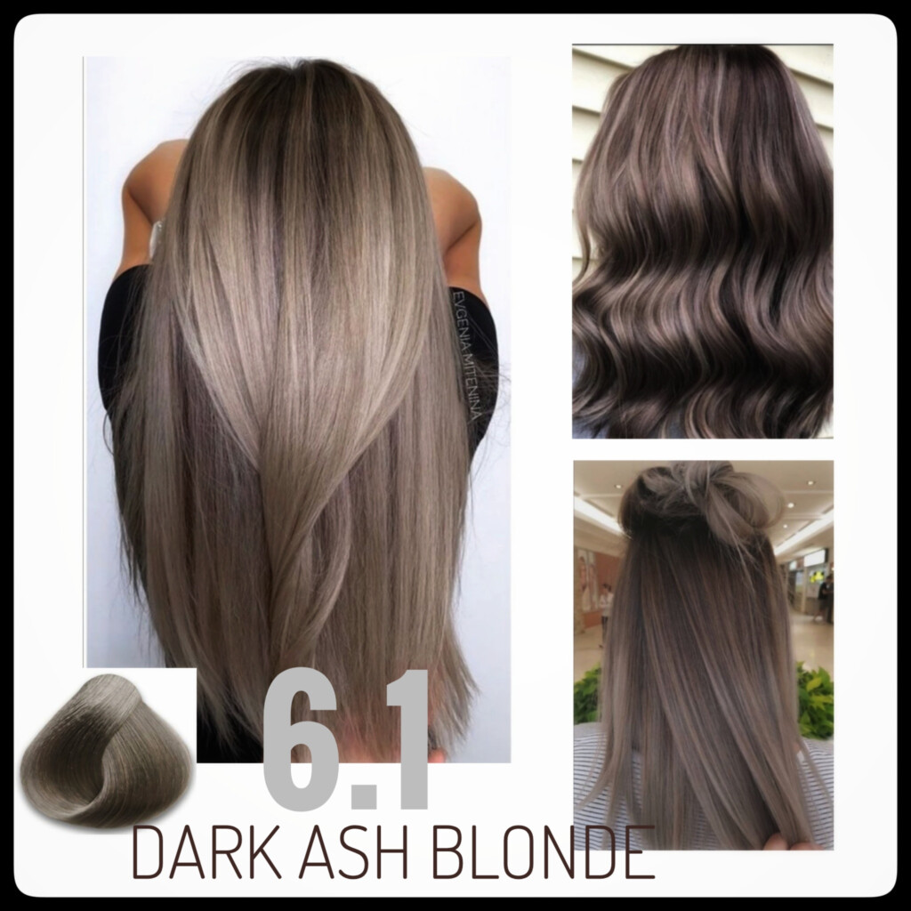 Dark Ash Blonde Hair Color Chart