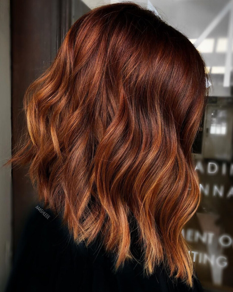 Dark Copper Hair Color Chart