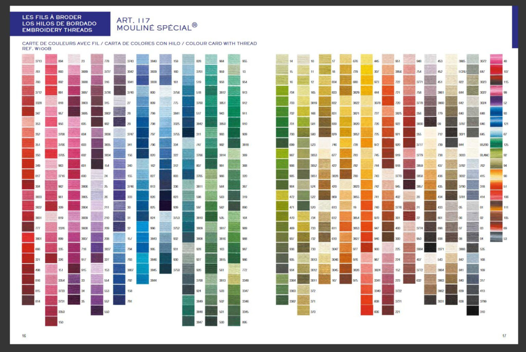Dmc Floss Color Chart With Names The Best Porn Website