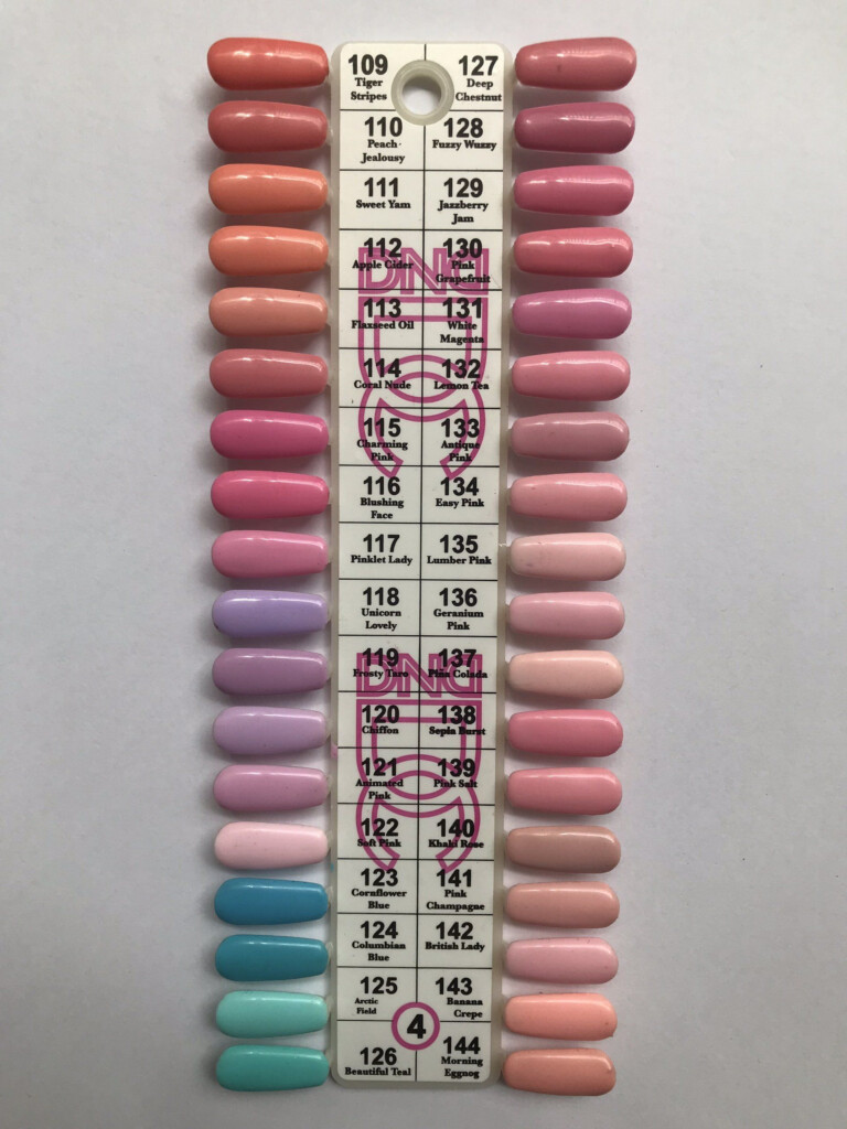 Dnd Color Chart Sample Only Chart 8 Dnd Gel Polish Ge Vrogue co