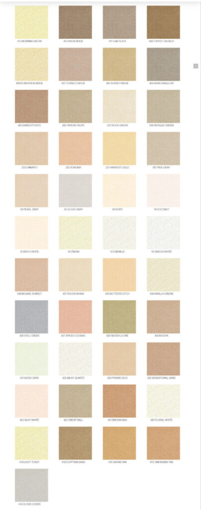 Dryvit Stucco Color Chart Warehouse Of Ideas