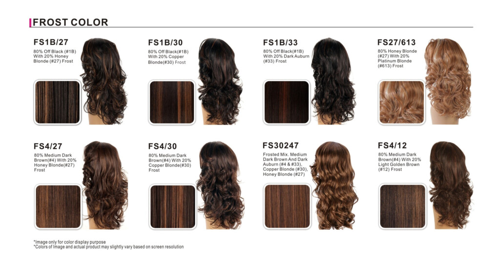 Envy Wigs Color Chart Keski