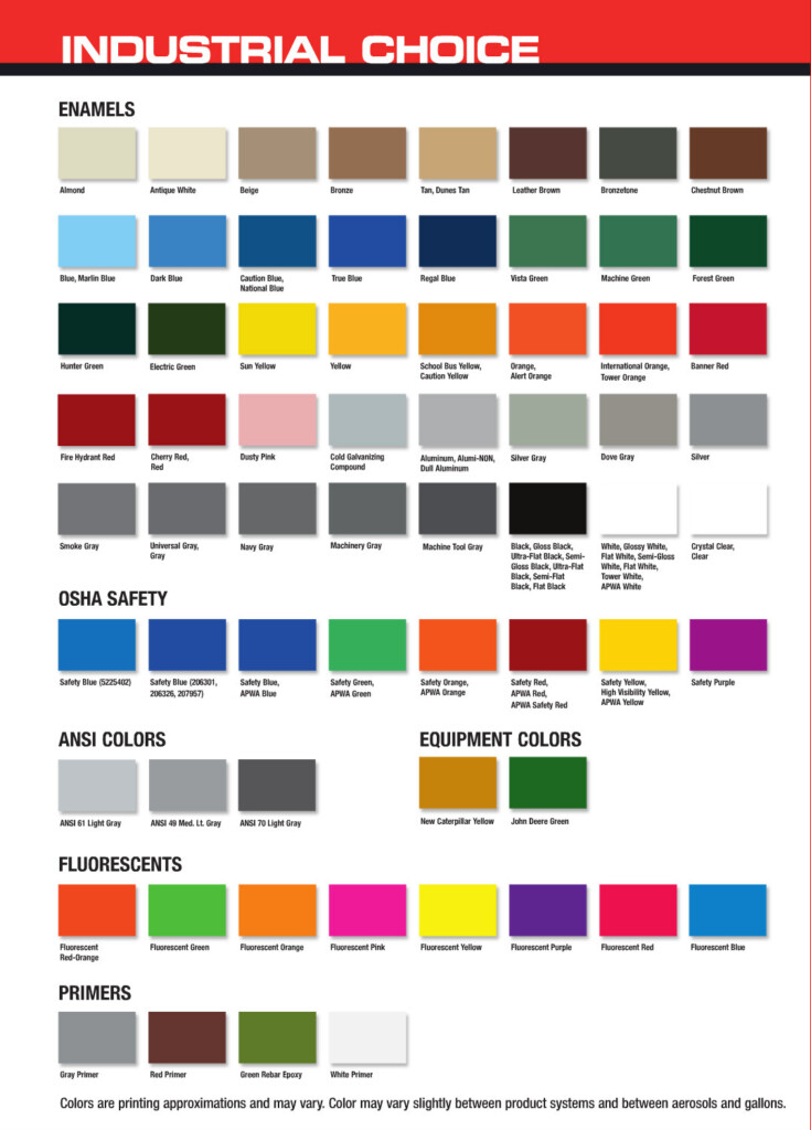 Exploring Rust Oleum Paint Color Chart Paint Colors