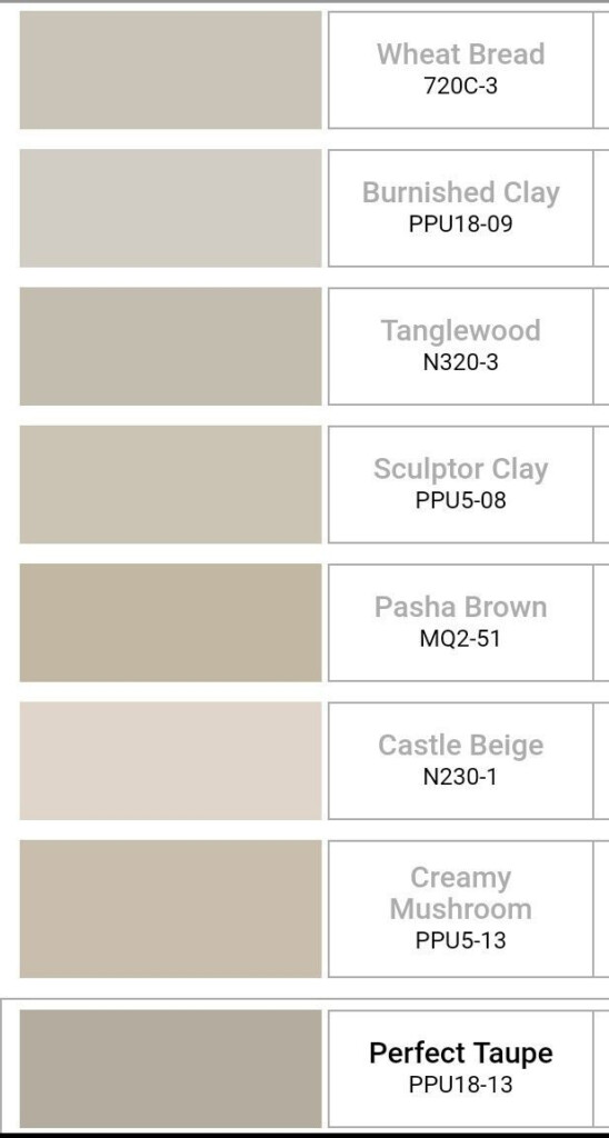 Exploring The Behr Paint Color Chart Paint Colors
