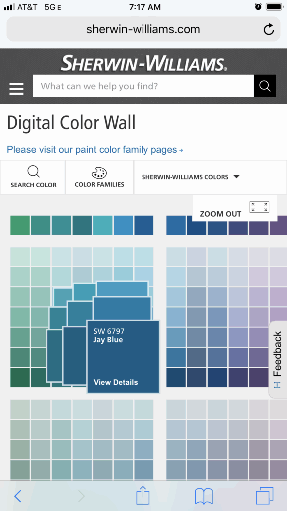 Exploring The Sherwin Williams Paint Color Chart Paint Colors