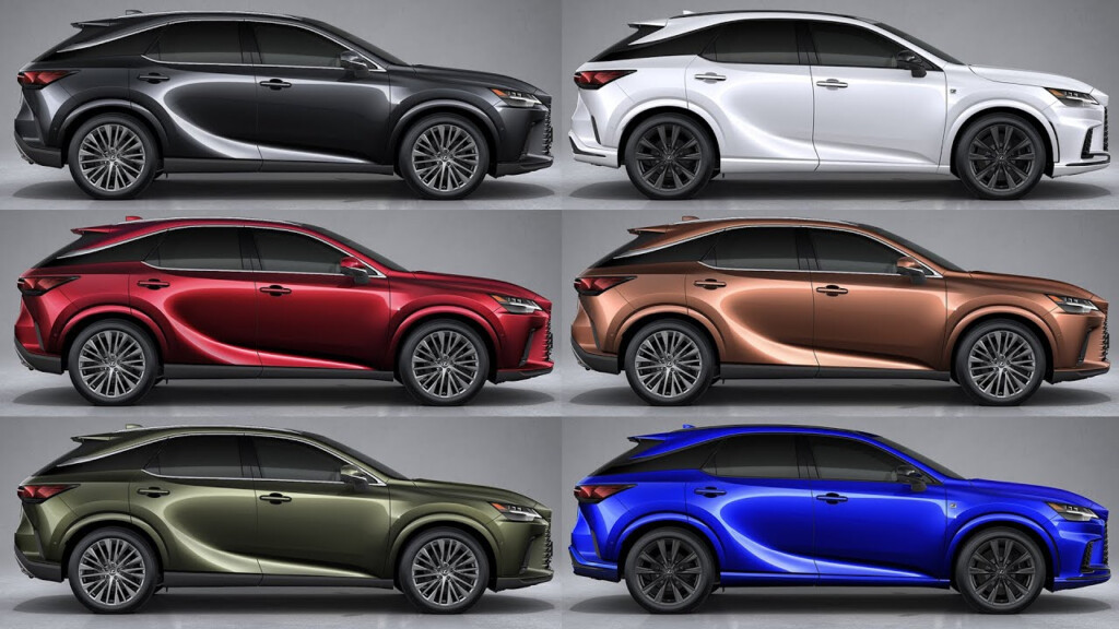 Exterior Lexus Color Chart