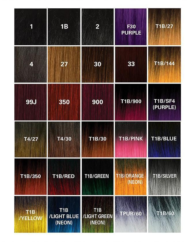 Ez Braid Hair Color Chart 2024 HairStyles Ideas