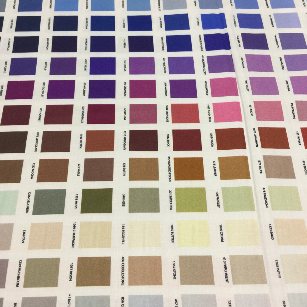 Fabric Solid Colours Kona Cotton Kona Cotton Printed Color 