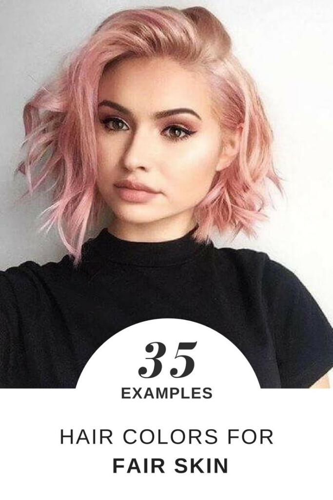 Fair Cool Skin Tone Hair Color
