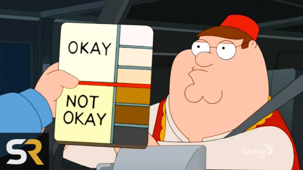 Family Guy Cop Color Chart