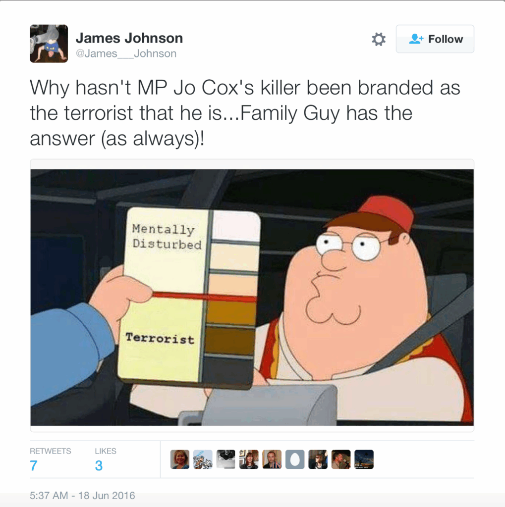 Family Guy Police Color Chart