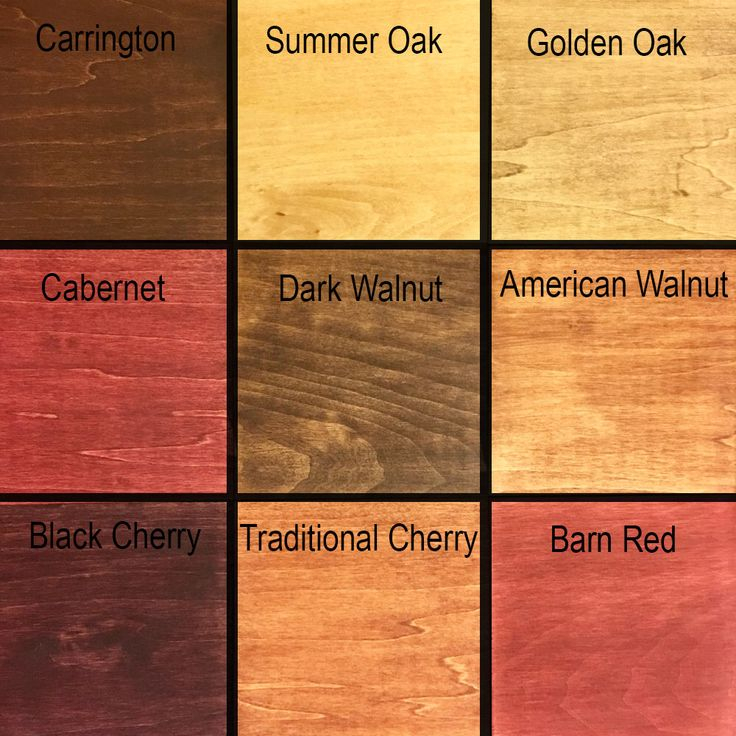 Furniture Wood Color Chart At Alexander York Blog